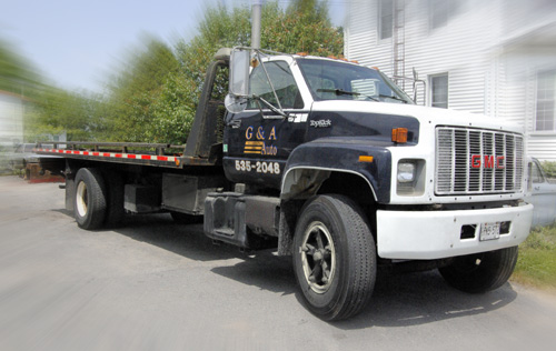 GMC Flat Bed Tow Truck